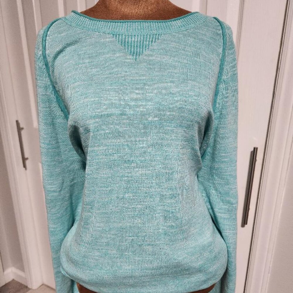 NWT Women's Tommy Bahama Reversible Crew Neck Sweater Sz XL MSRP $158